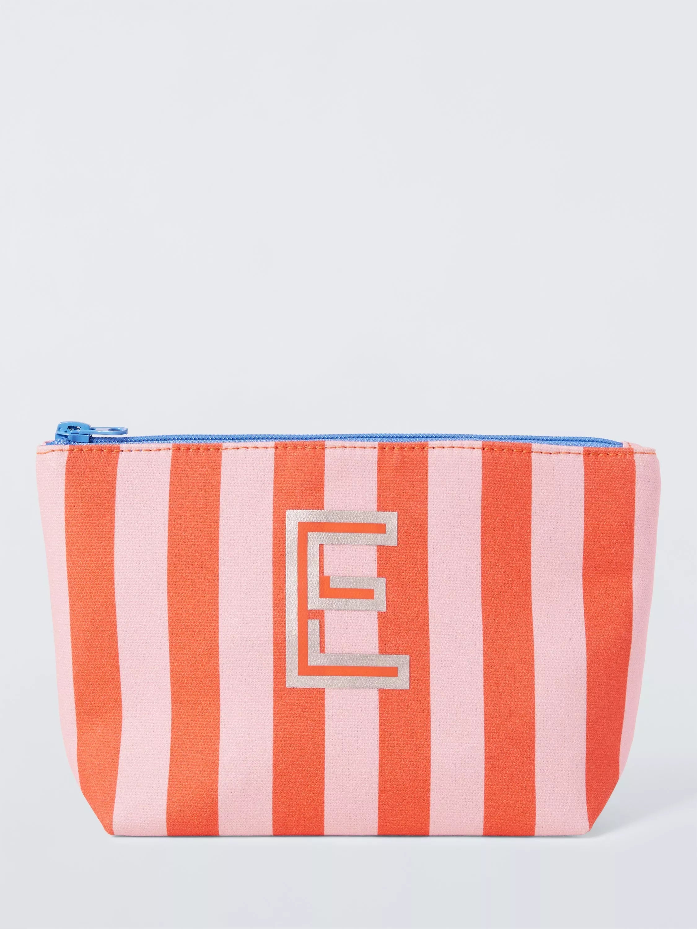 John Lewis Stripe Alphabet Makeup Bag