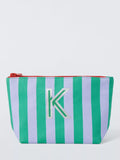 John Lewis Stripe Alphabet Makeup Bag