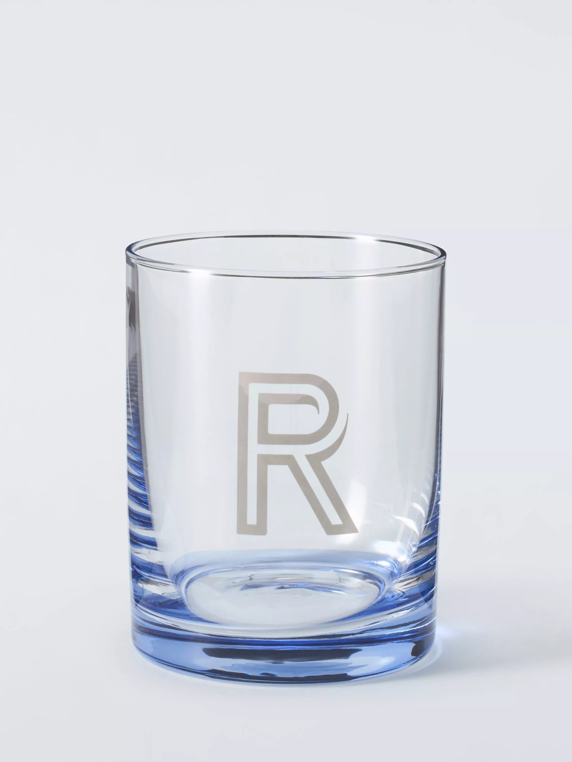 John Lewis Alphabet Glass Tumbler, R