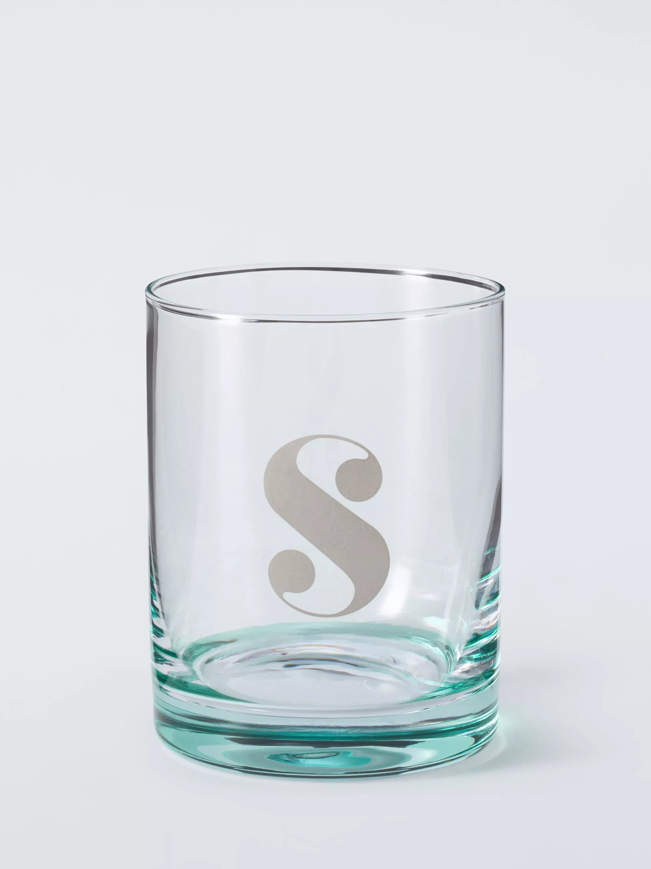 John Lewis Alphabet Glass Tumbler, S