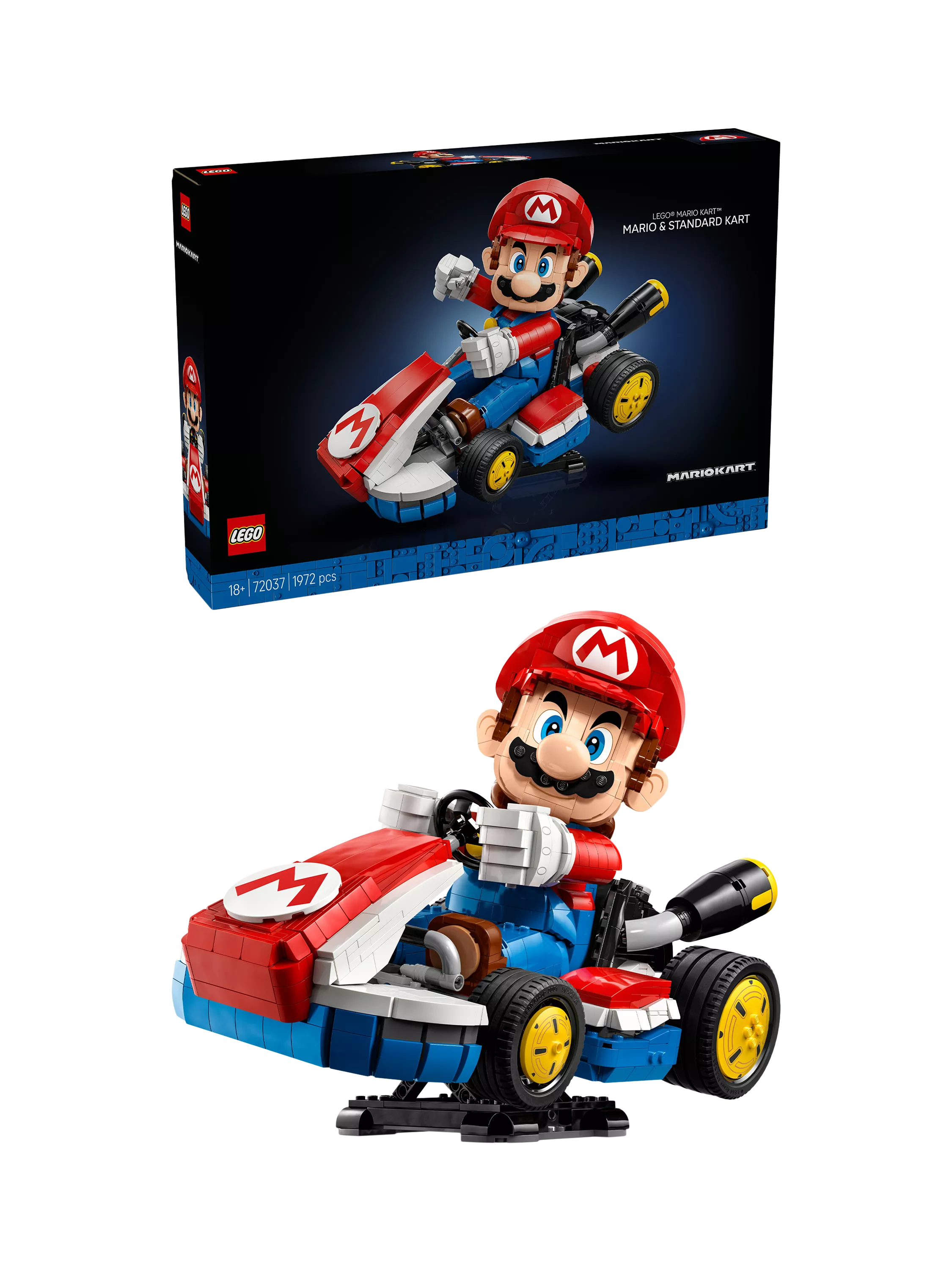 LEGO Super Mario building set Mario & Standard Kart (British brand)