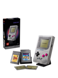LEGO Game Boy replica building set with interchangeable game paks and display stand, UK version