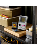 LEGO Game Boy replica building set with interchangeable game paks and display stand, UK version