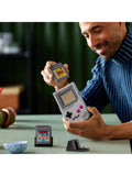 LEGO Game Boy replica building set with interchangeable game paks and display stand, UK version