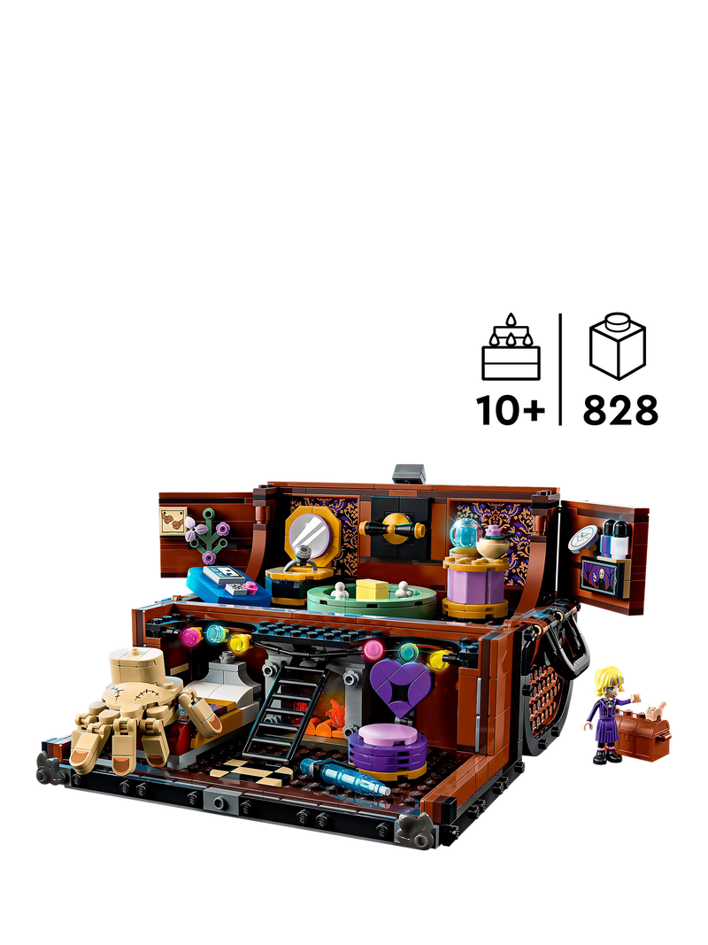 LEGO Wednesday Thing's Apartment building toy, UK version