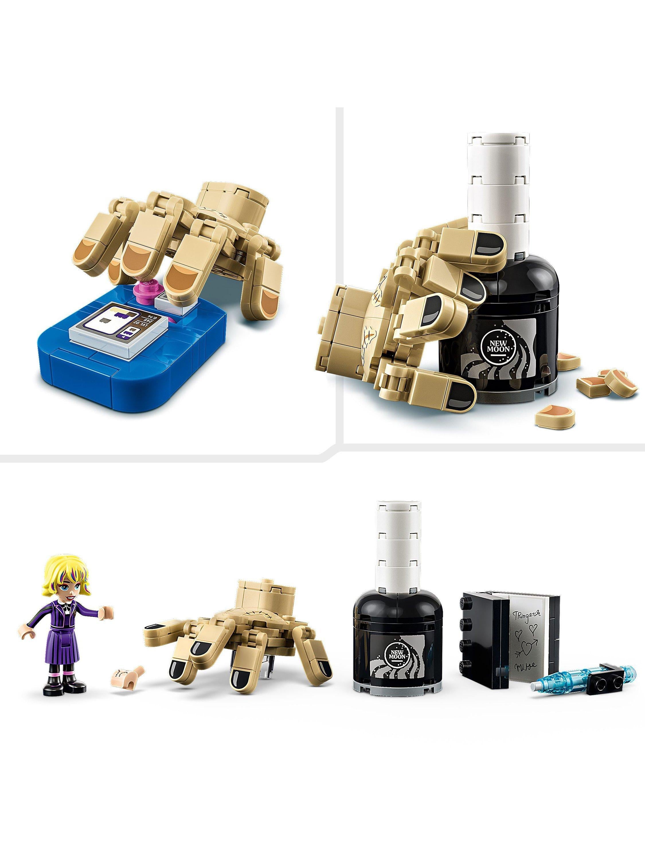 LEGO Wednesday Thing's Apartment building toy, UK version