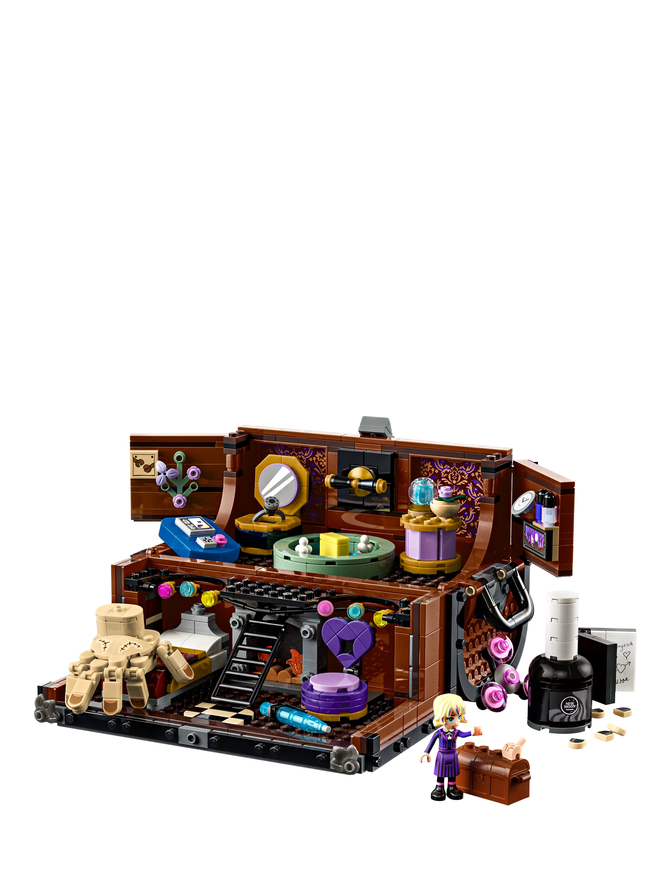 LEGO Wednesday Thing's Apartment building toy, UK version