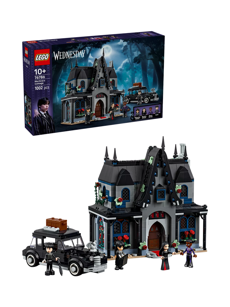 LEGO Wednesday Morticia's Cottage building set 76786, imported from the UK
