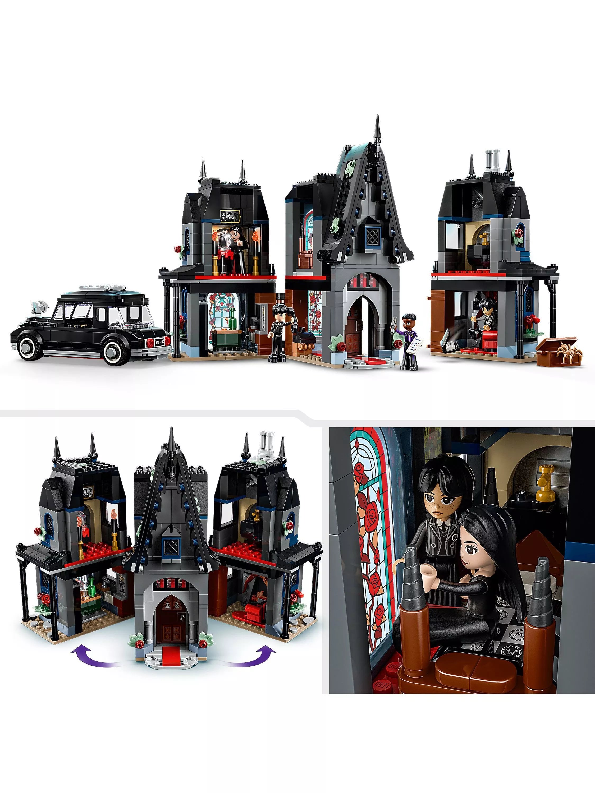 LEGO Wednesday Morticia's Cottage building set 76786, imported from the UK