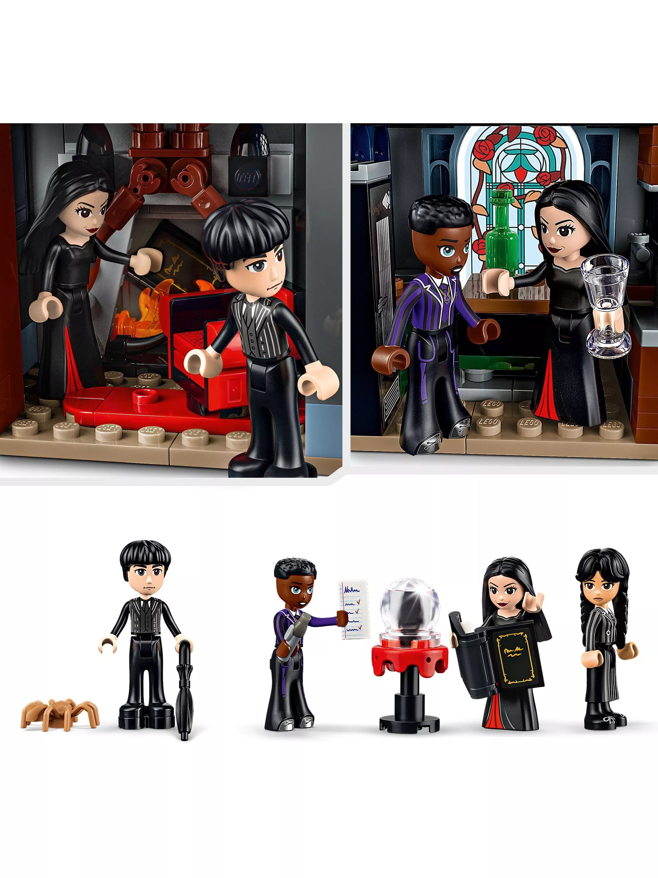 LEGO Wednesday Morticia's Cottage building set 76786, imported from the UK