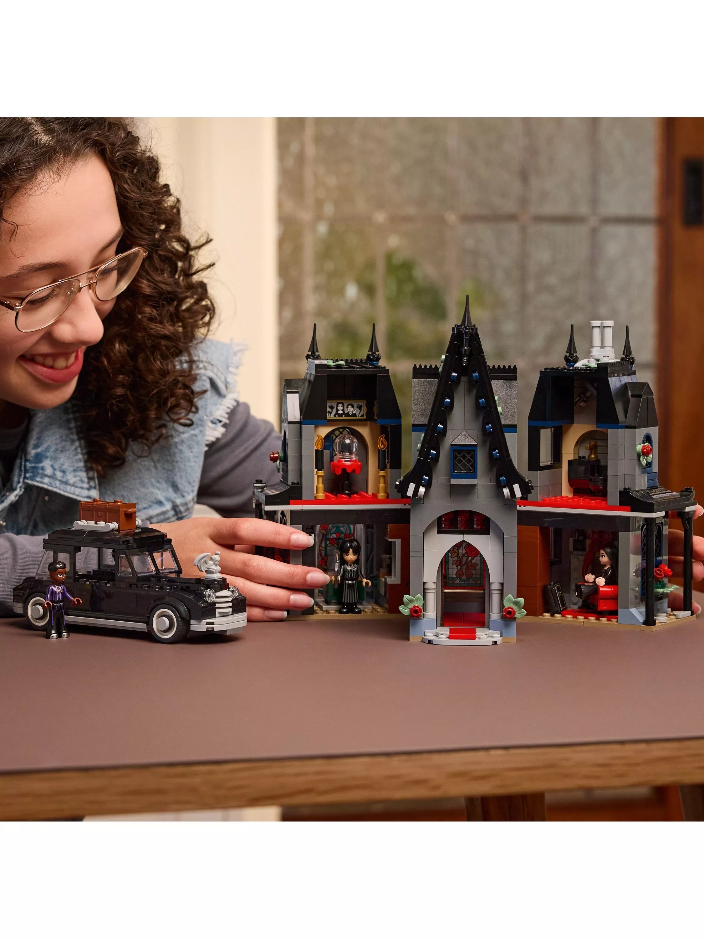 LEGO Wednesday Morticia's Cottage building set 76786, imported from the UK