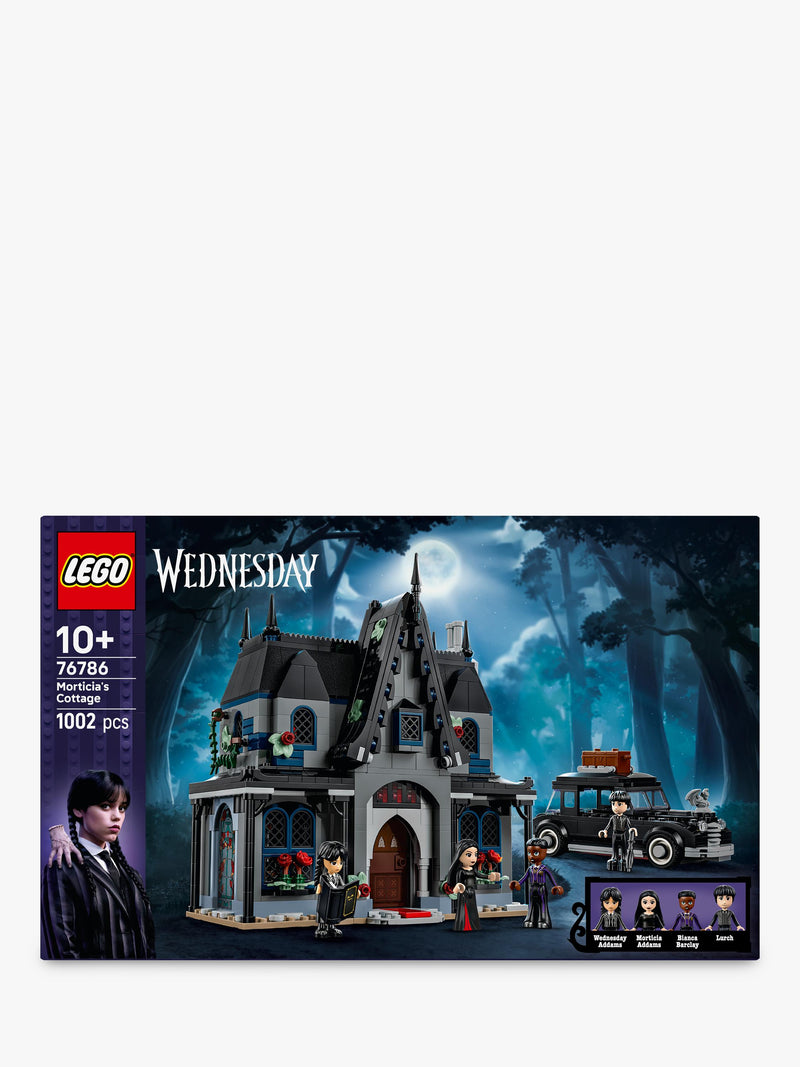 LEGO Wednesday Morticia's Cottage building set 76786, imported from the UK