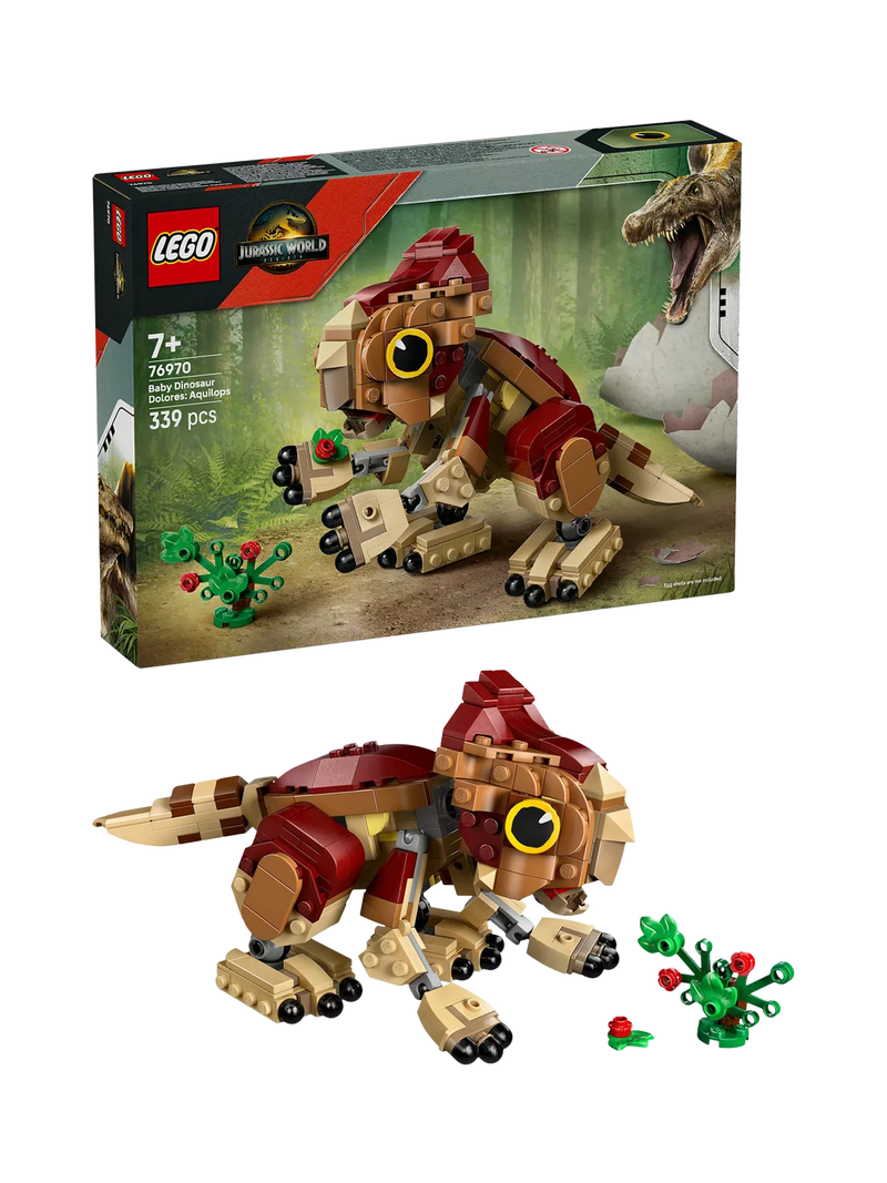 LEGO Aquilops dinosaur toy set 76970, imported from the UK