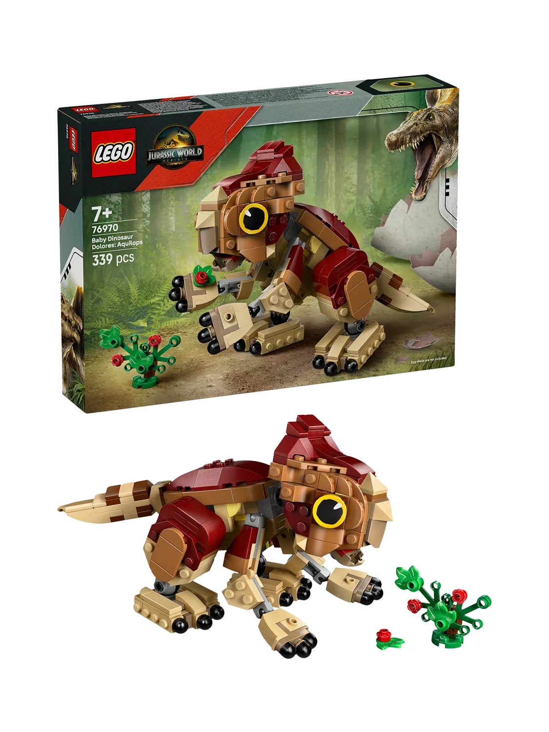 LEGO Aquilops dinosaur toy set 76970, imported from the UK