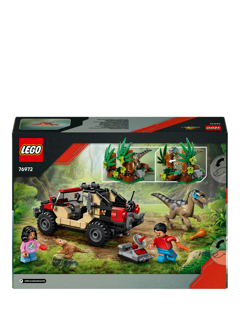 LEGO Jurassic World Raptor Off-Road Escape building set, UK version