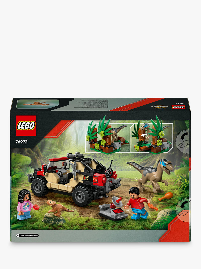 LEGO Jurassic World Raptor Off-Road Escape building set, UK version