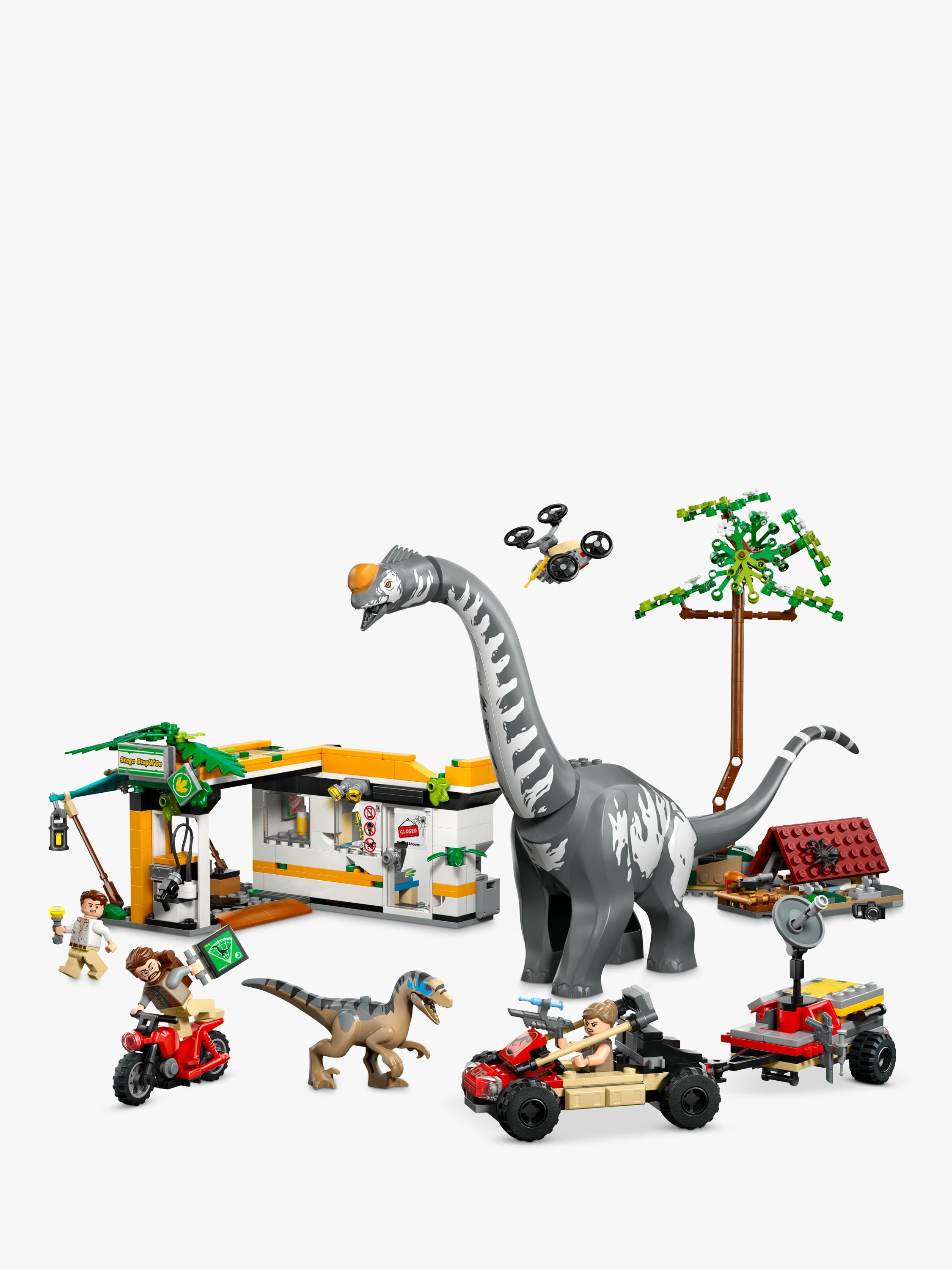 LEGO Jurassic World Raptor and Titanosaurus Tracking Mission 76973 (British brand)