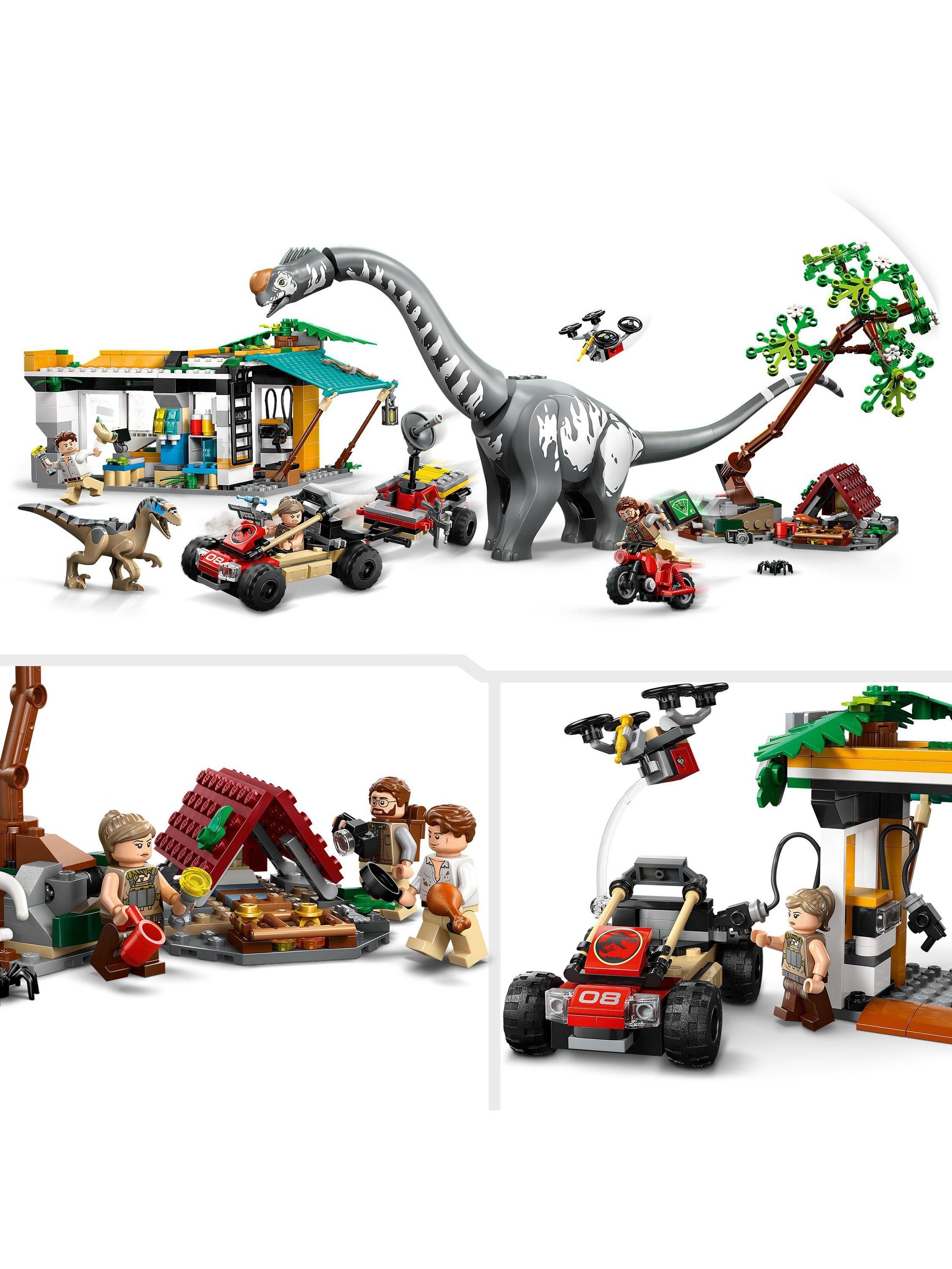 LEGO Jurassic World Raptor and Titanosaurus Tracking Mission 76973 (British brand)