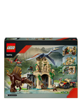 LEGO Jurassic World Spinosaurus and Quetzalcoatlus Air Mission building set, UK version