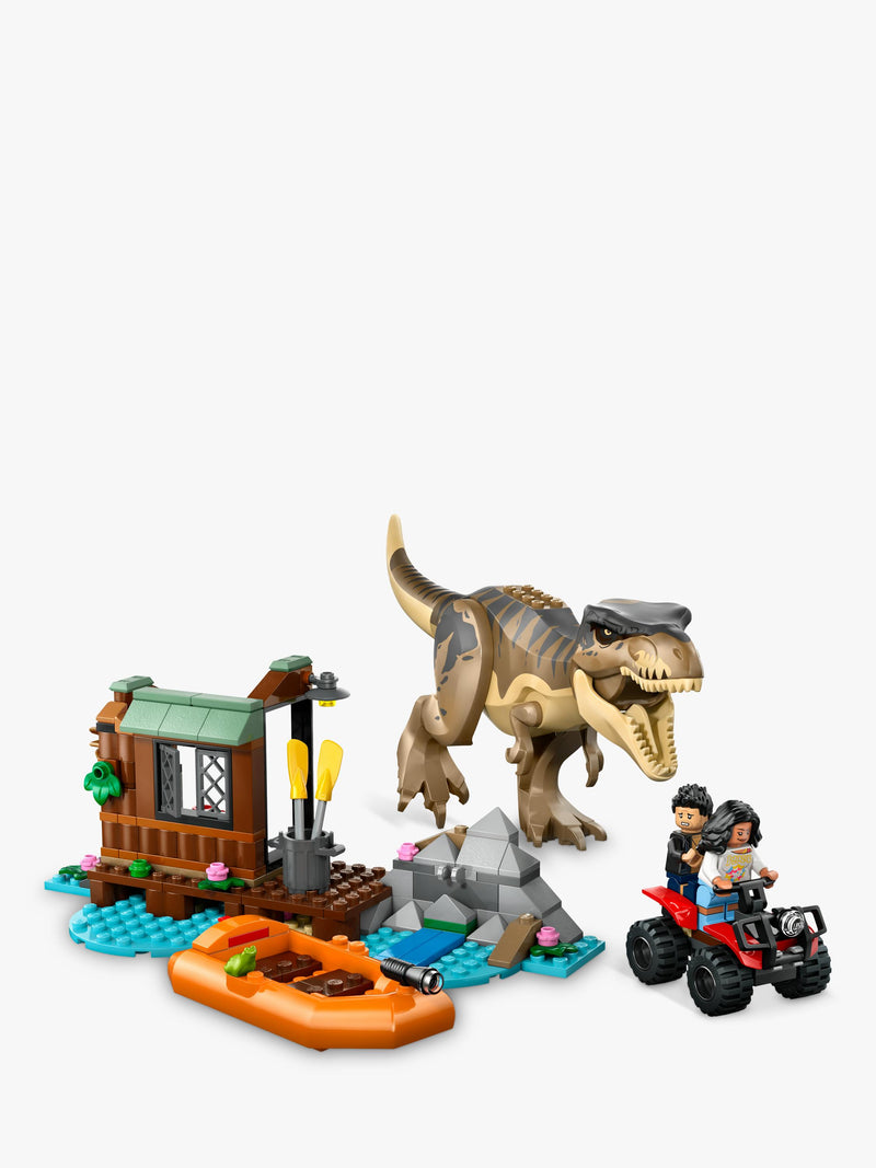 LEGO T. rex River Escape 199-piece building set, imported from the UK