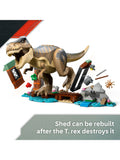 LEGO T. rex River Escape 199-piece building set, imported from the UK