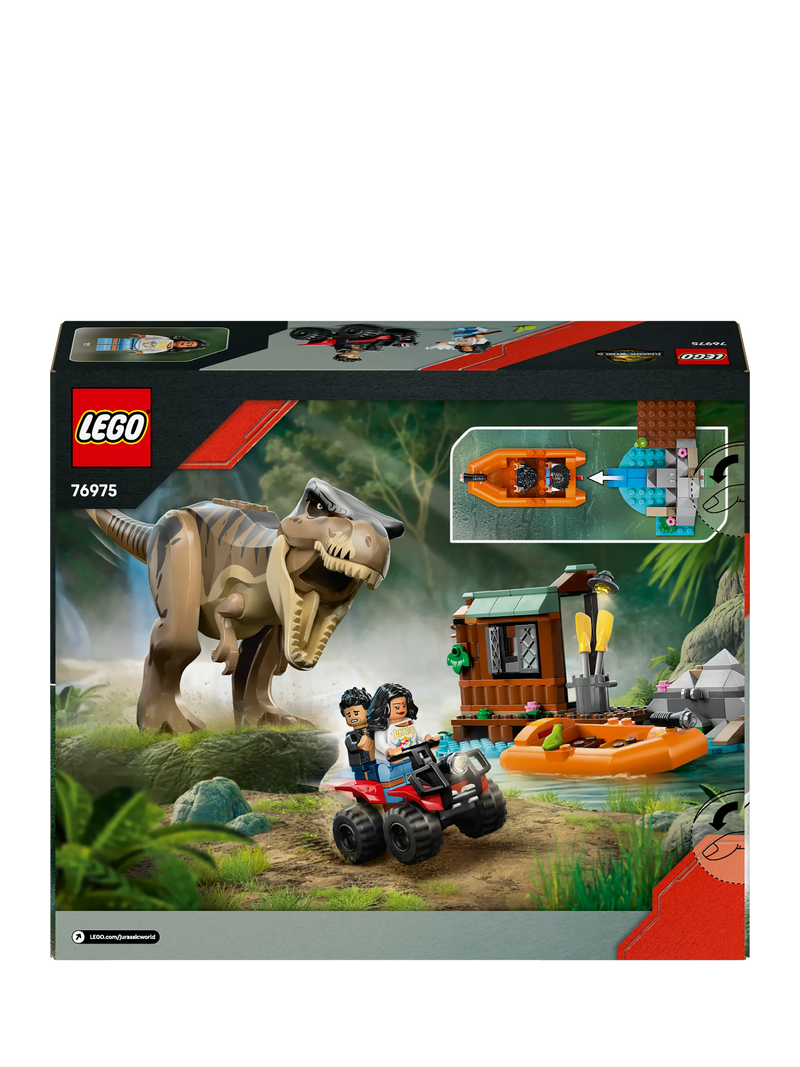 LEGO T. rex River Escape 199-piece building set, imported from the UK
