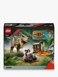 LEGO T. rex River Escape 199-piece building set, imported from the UK