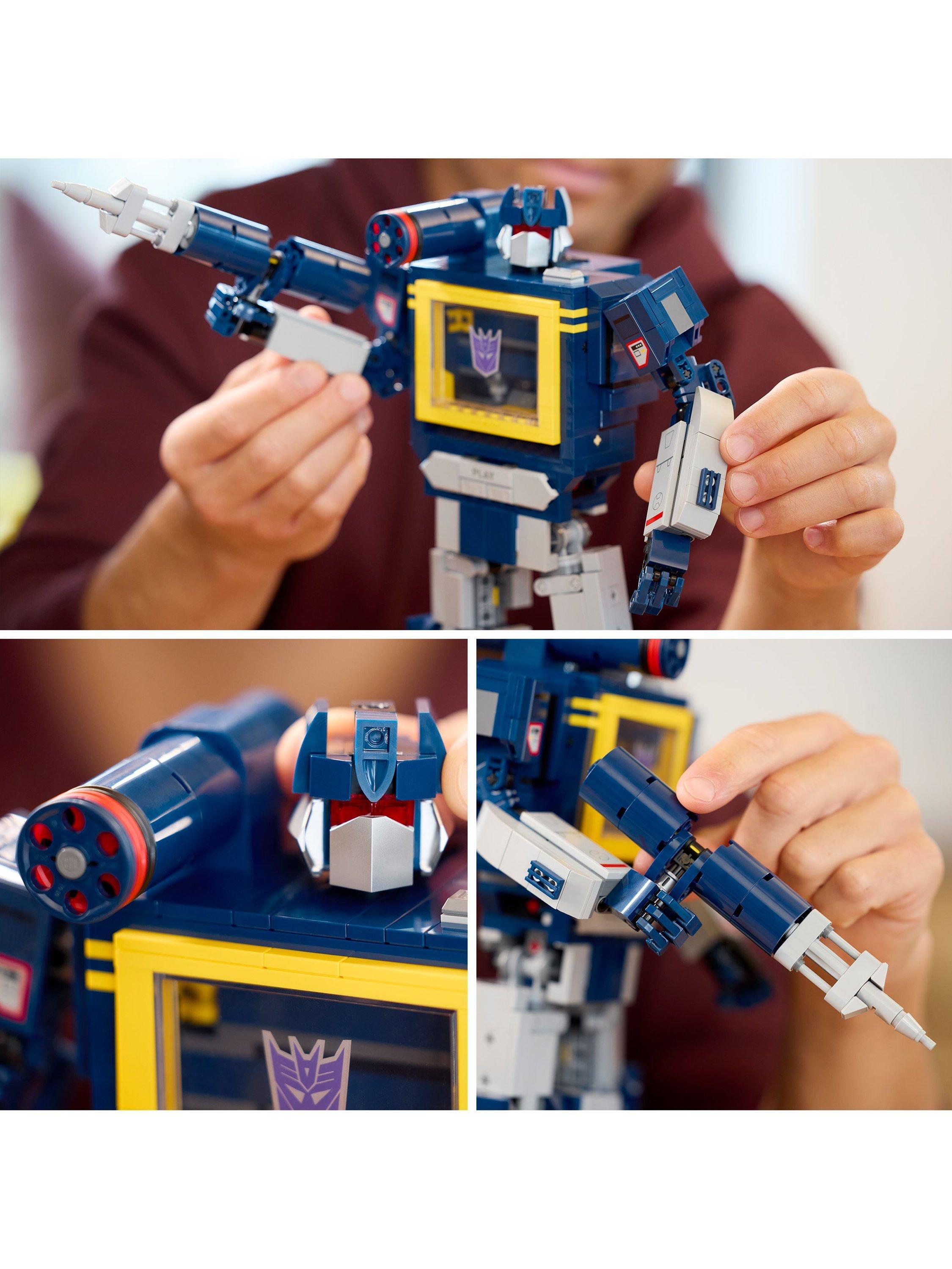 LEGO Icons Transformers Soundwave building set 1505 pieces, imported from the UK