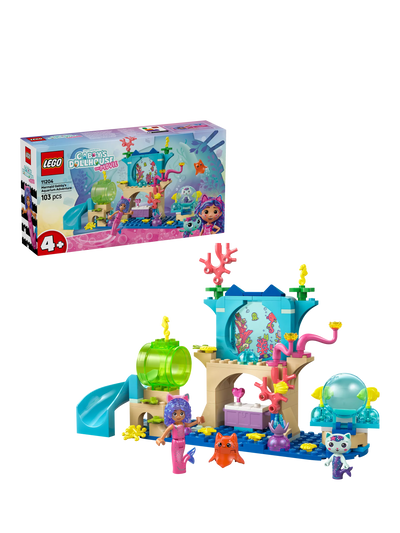 LEGO Gabby's Dollhouse Mermaid Gabby's Aquarium Adventure Leketøysett