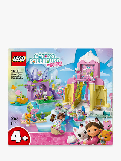 Lego Gabby's Dollhouse Sweet Treat Mountain & Kitty Garden Byggeleketøy 263 Deler