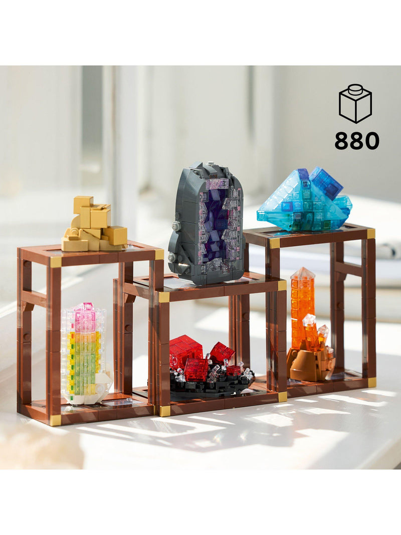 LEGO Ideas Mineral Collection adult building set - British product