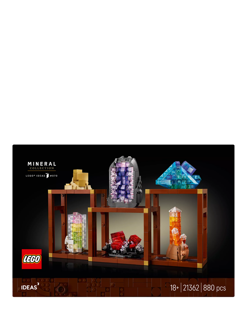 LEGO Ideas Mineral Collection adult building set - British product