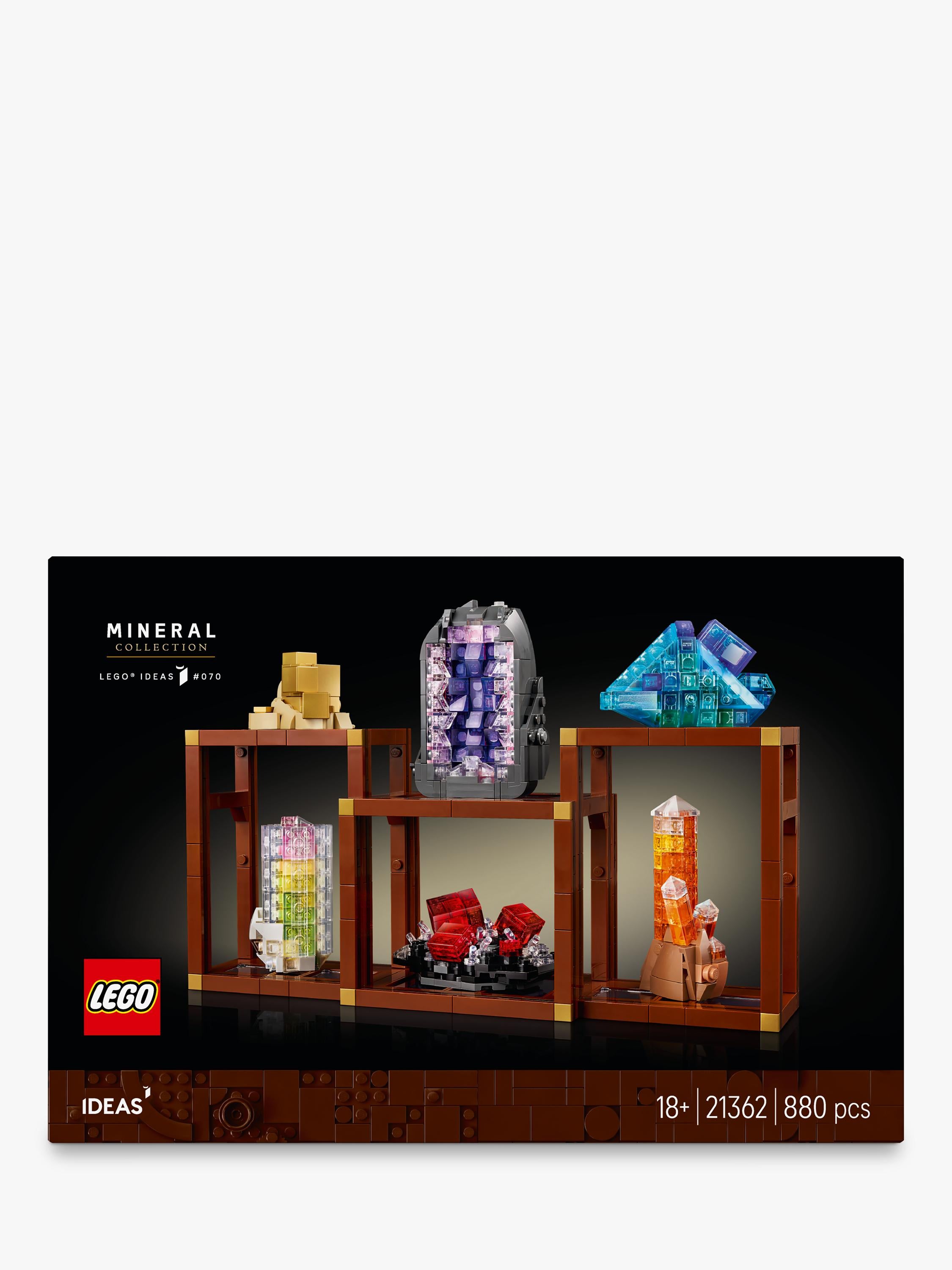 LEGO Ideas Mineral Collection adult building set - British product