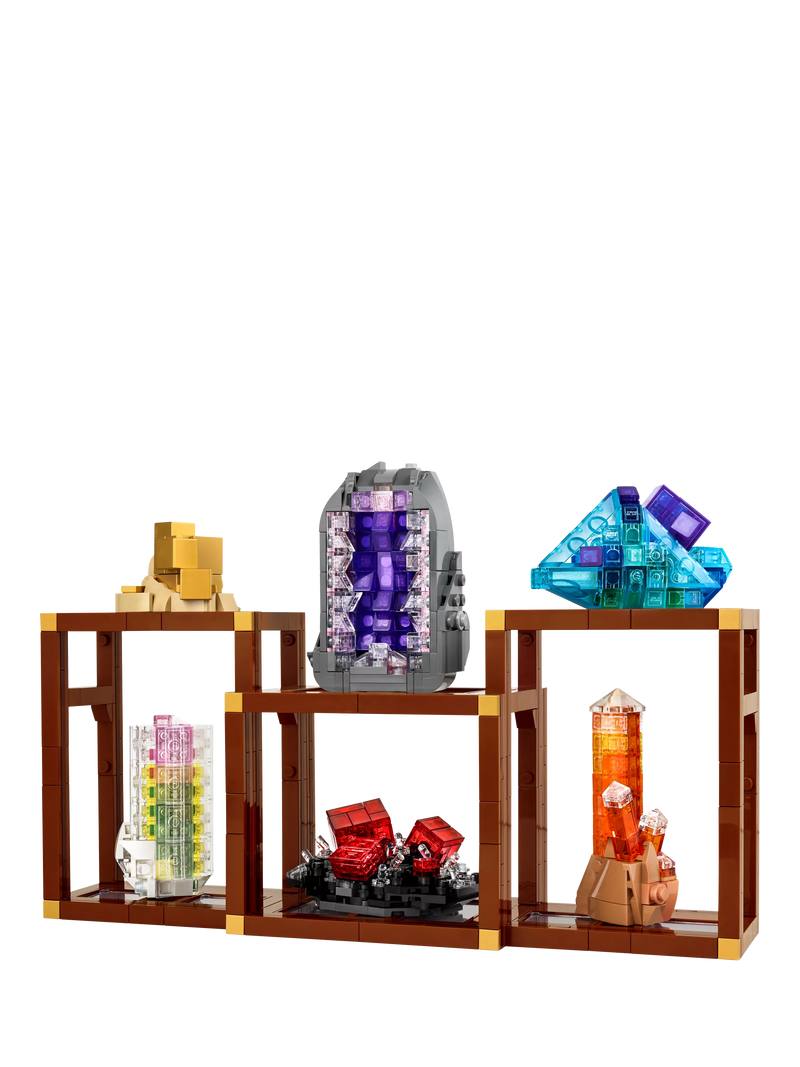 LEGO Ideas Mineral Collection adult building set - British product