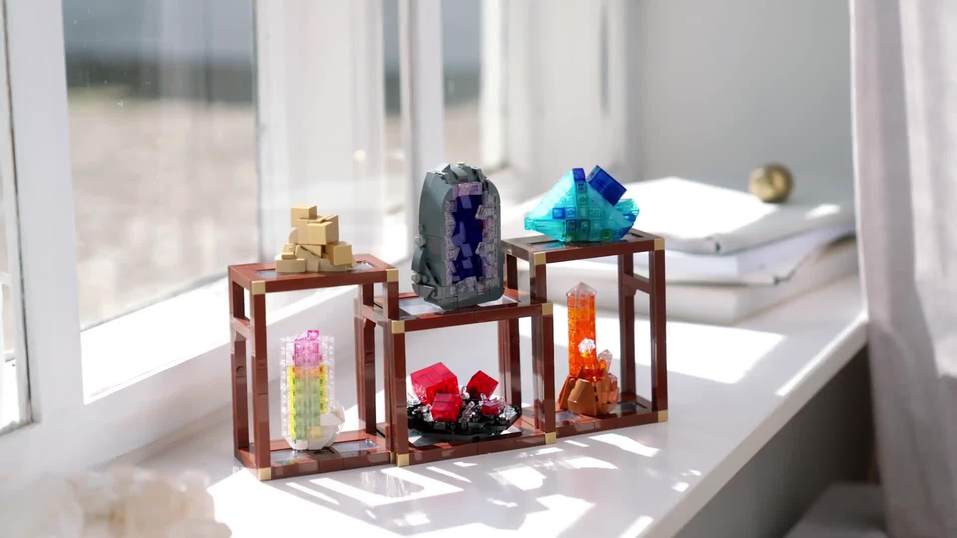 LEGO Ideas Mineral Collection adult building set - British product