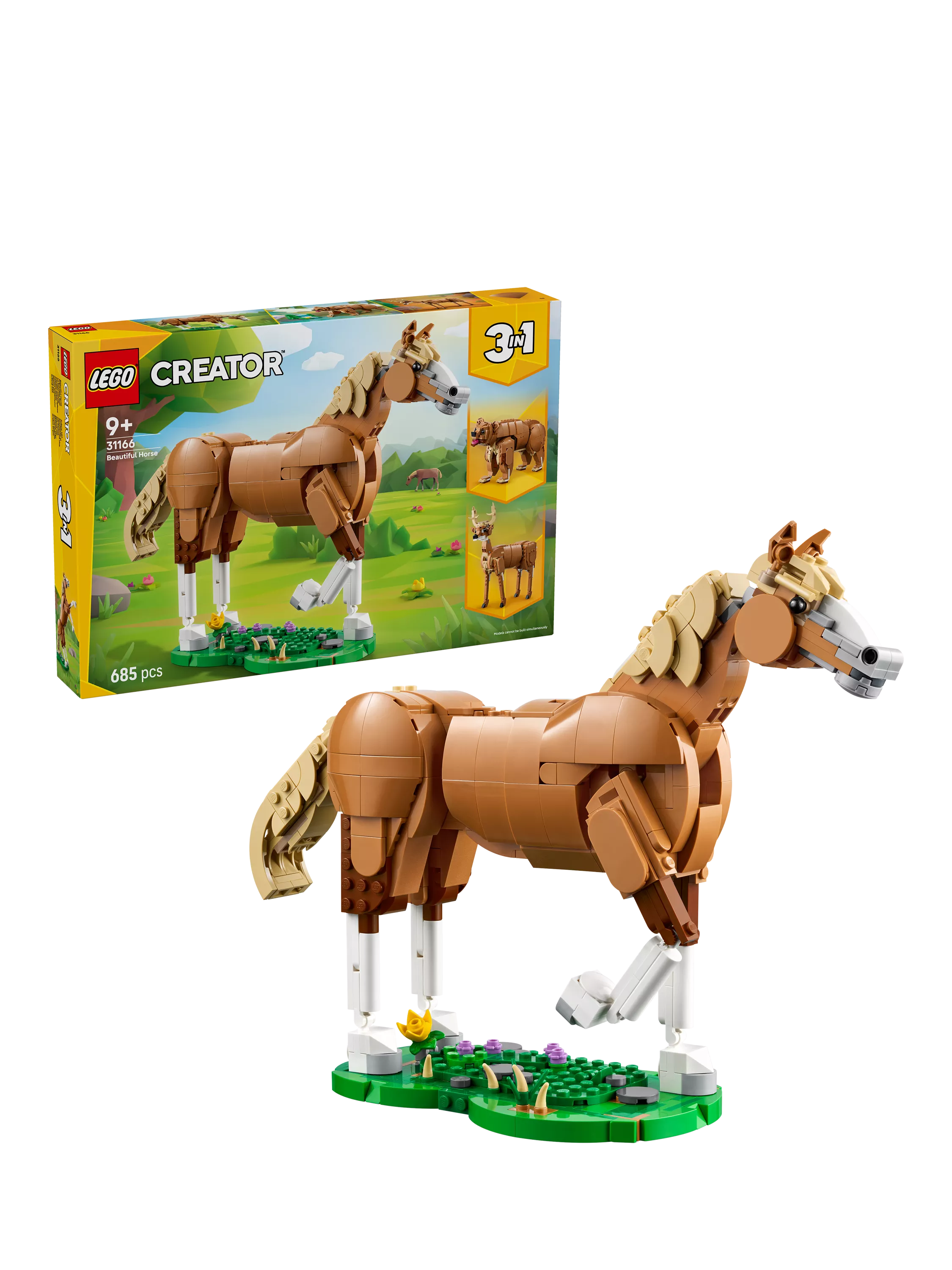 LEGO Creator 3-in-1 Beautiful Horse building set, UK version