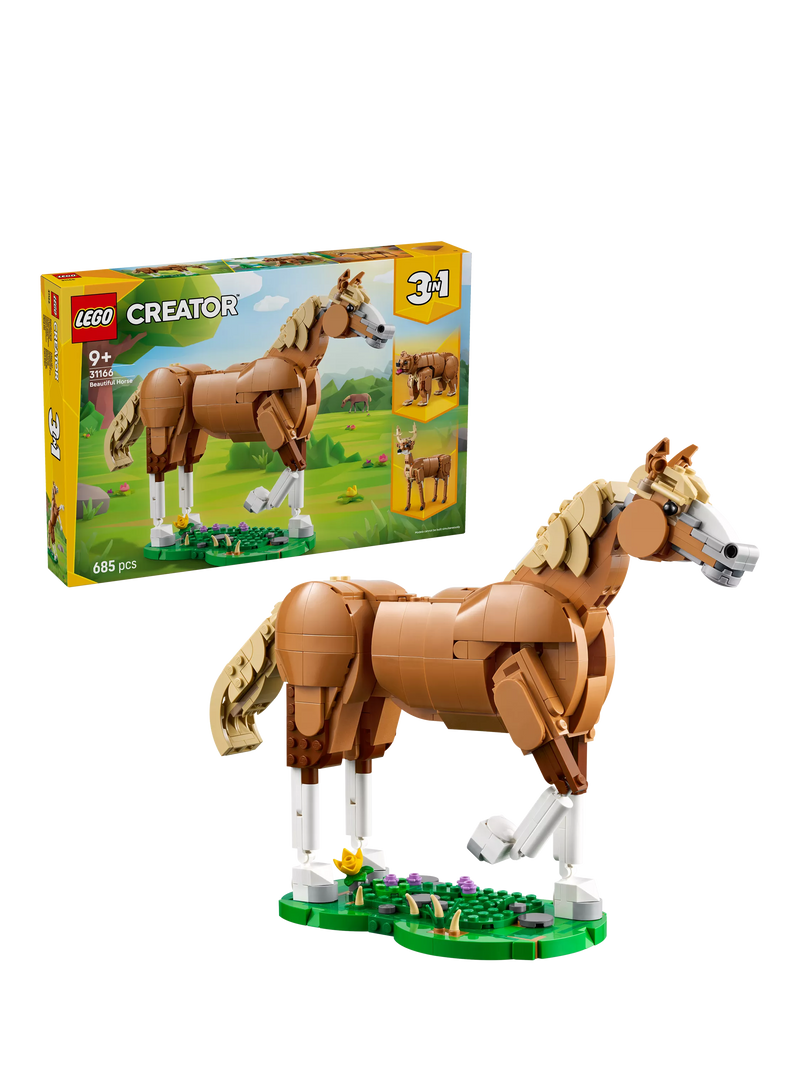 LEGO Creator 3-in-1 Beautiful Horse building set, UK version