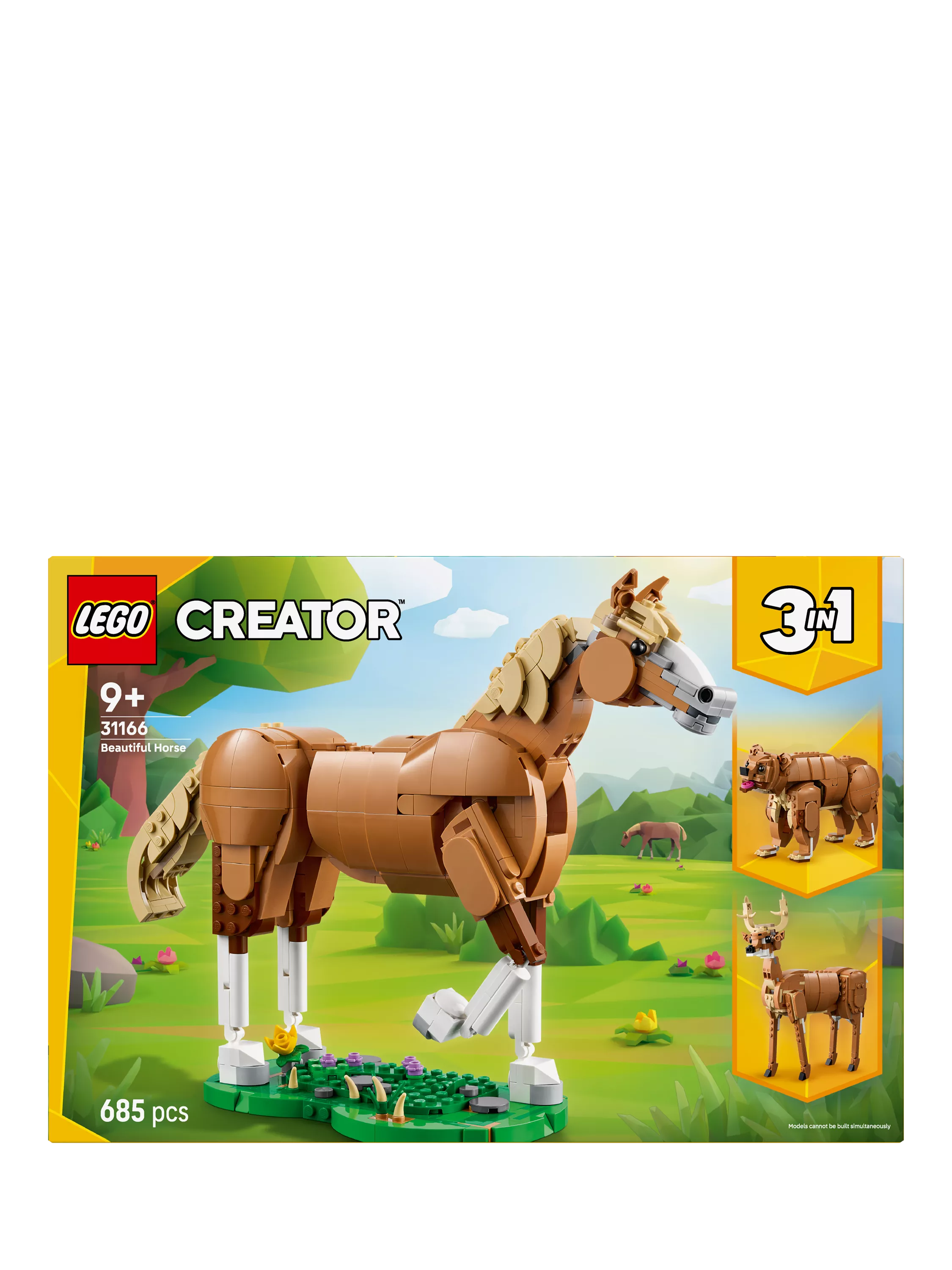 LEGO Creator 3-in-1 Beautiful Horse building set, UK version