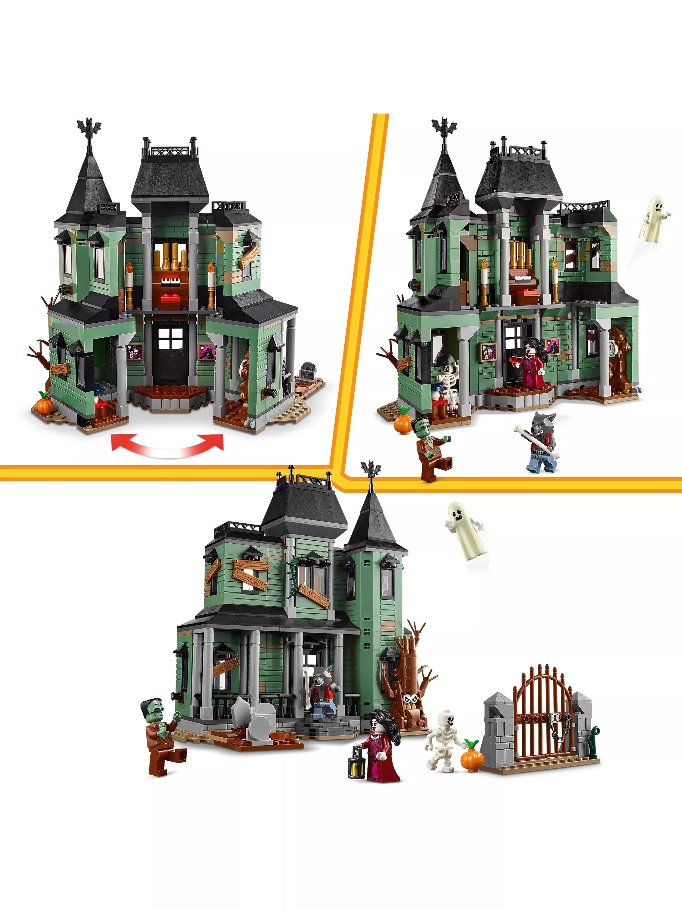 LEGO Haunted Mansion 3-in-1 building set, UK version