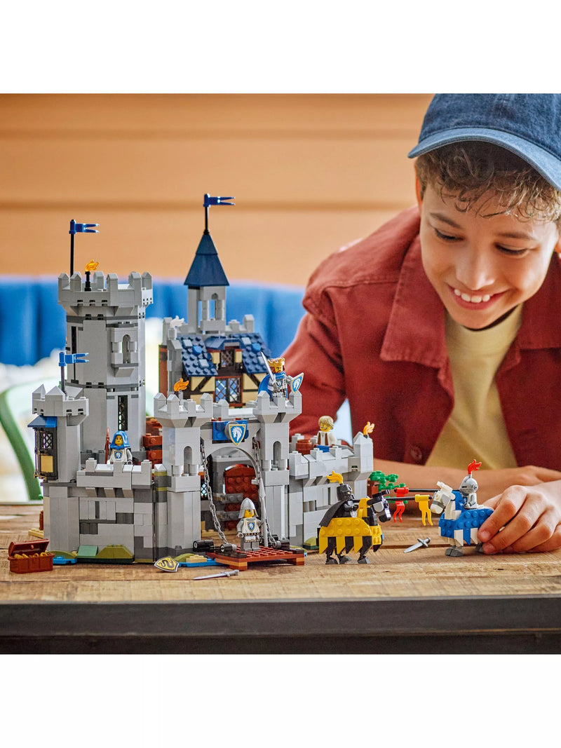 Lego 3-in-1 Medieval Horse Knight Castle building set, UK version