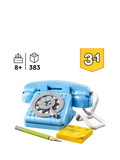LEGO Creator retro telephone building toy set, UK version
