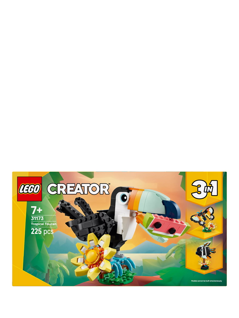 LEGO Creator 3-in-1 Toucan building set, imported from the UK