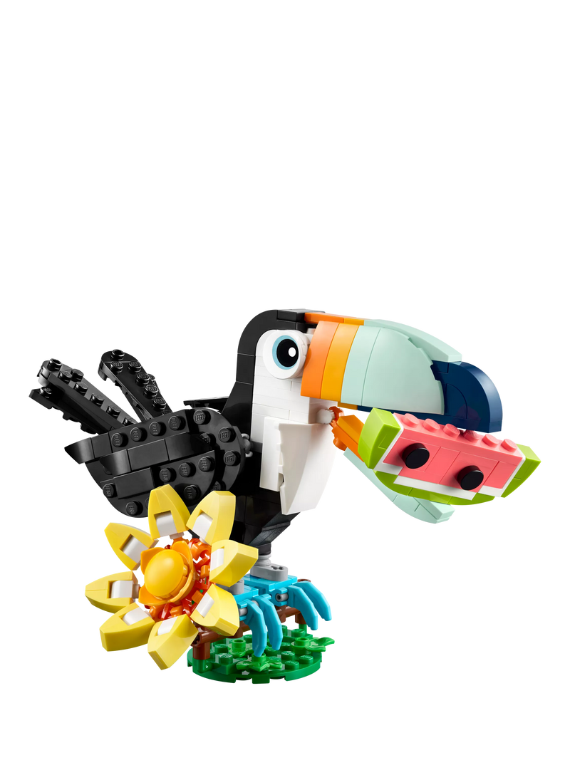 LEGO Creator 3-in-1 Toucan building set, imported from the UK