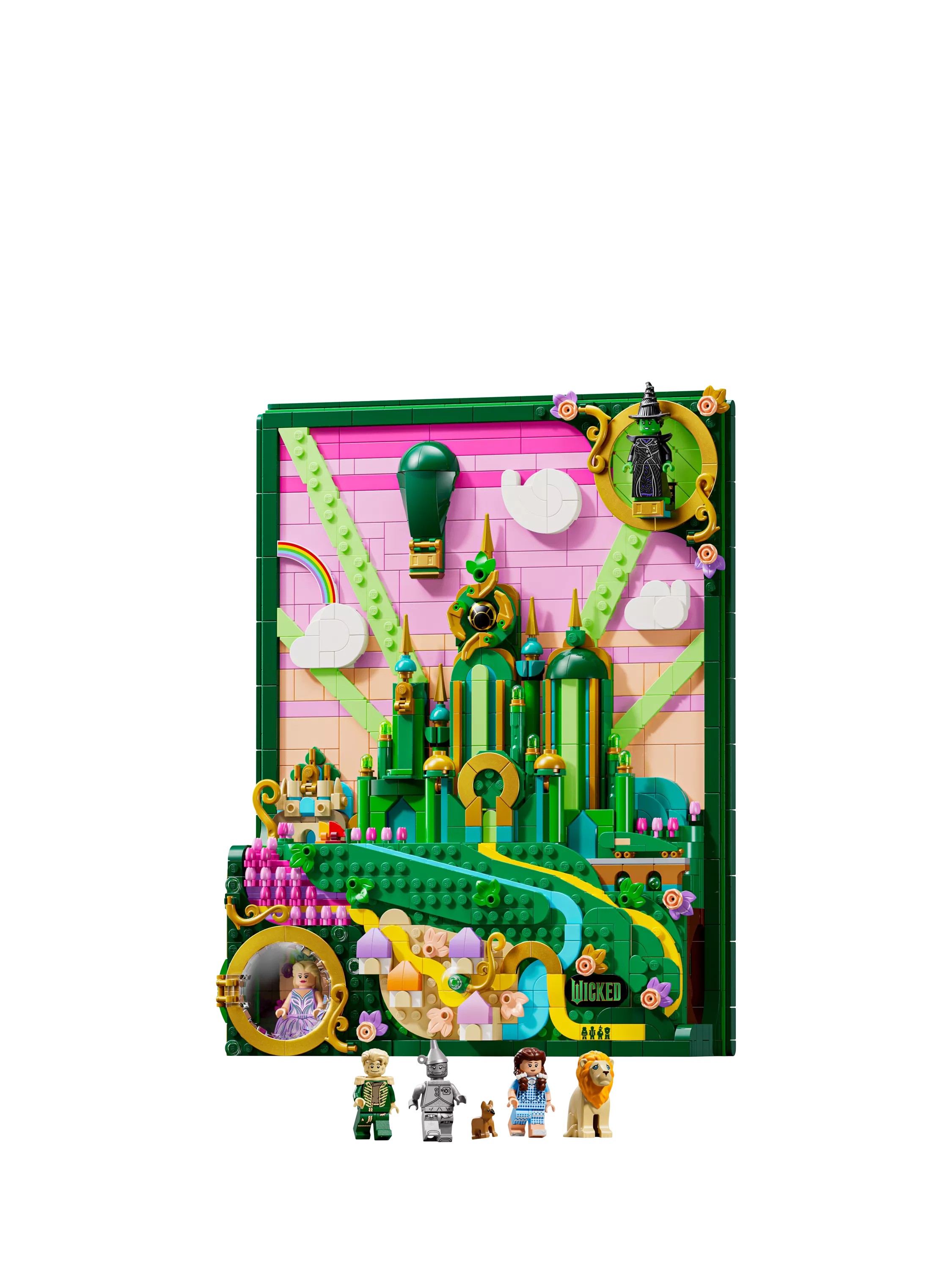 LEGO Wicked Emerald City wall art building set (British brand)