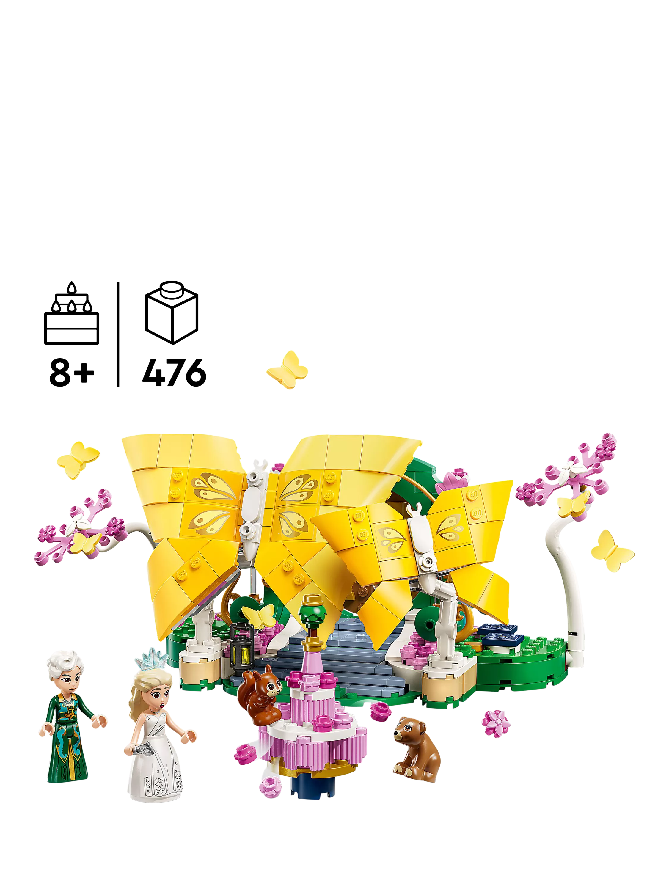 LEGO Wicked Glinda's Wedding Day 476-piece building toy set (British brand)