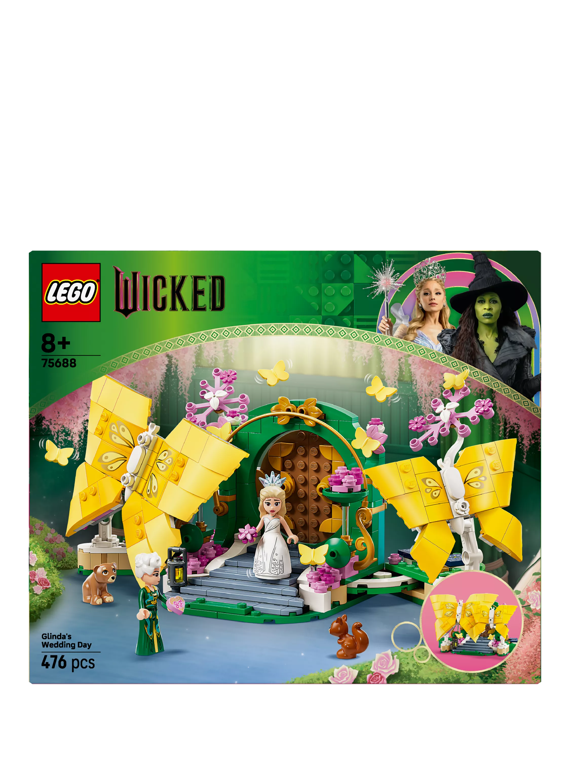 LEGO Wicked Glinda's Wedding Day 476-piece building toy set (British brand)