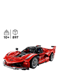 LEGO Technic race car building set with 897 pieces, UK version
