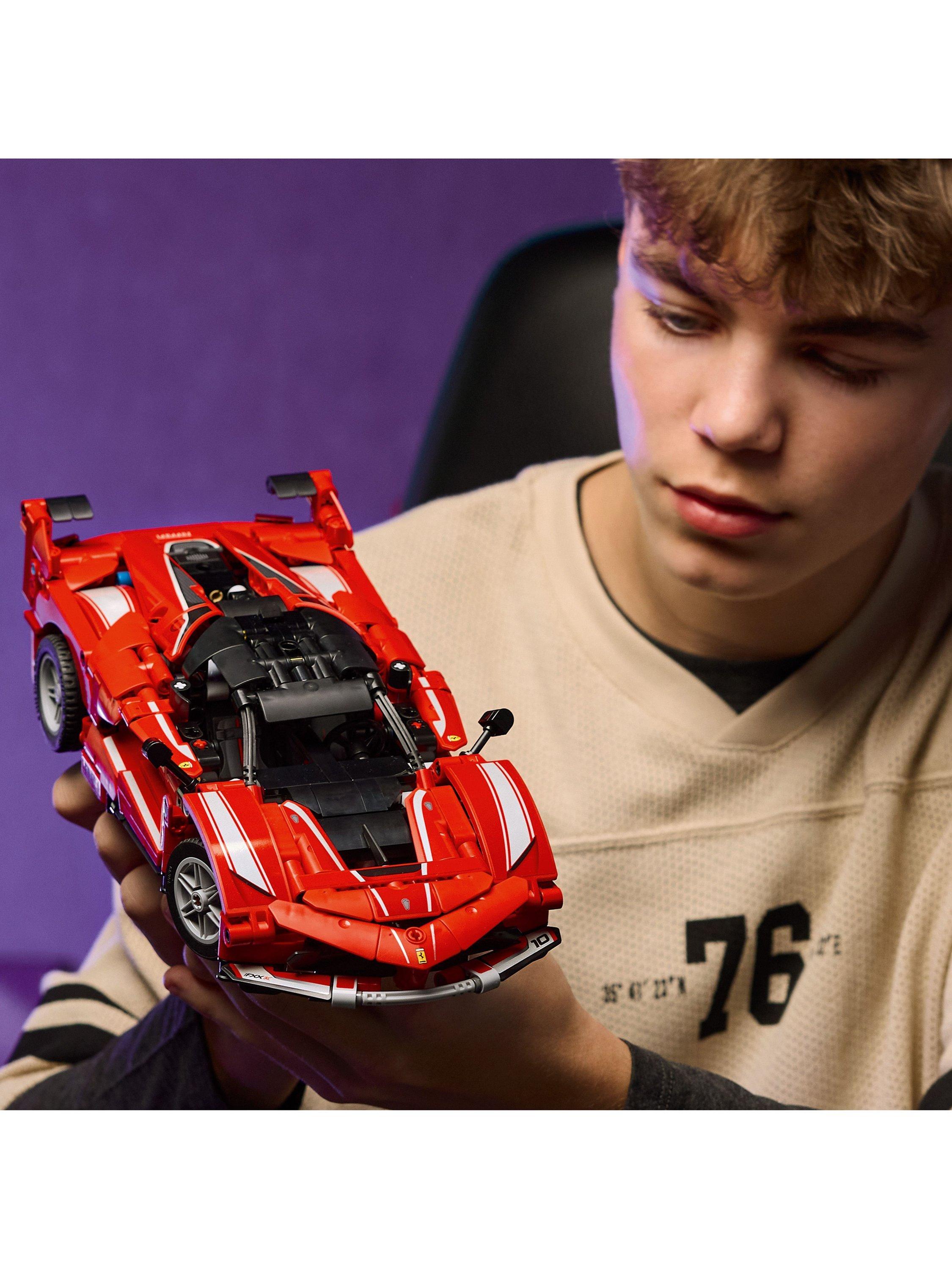 LEGO Technic race car building set with 897 pieces, UK version