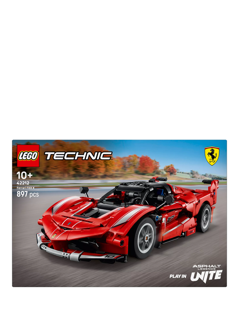 LEGO Technic race car building set with 897 pieces, UK version