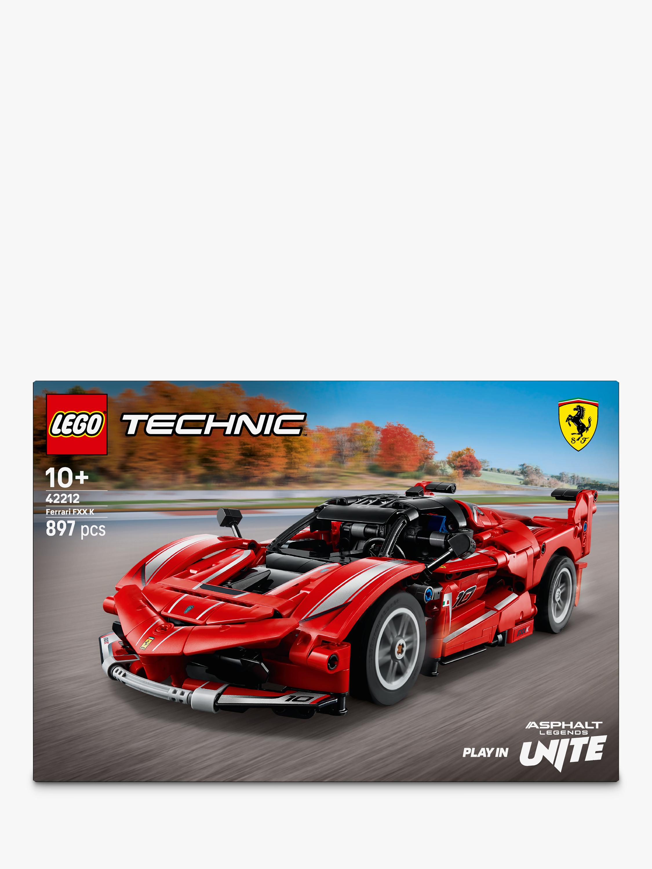 LEGO Technic race car building set with 897 pieces, UK version
